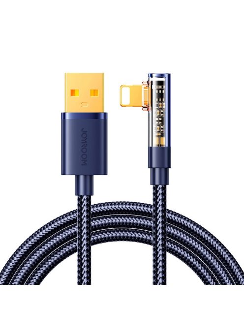 Joyroom Gaming Cable S-UL012A6 Lightning (angled) / USB-A (straight) 2.4A 1.2 m - blue