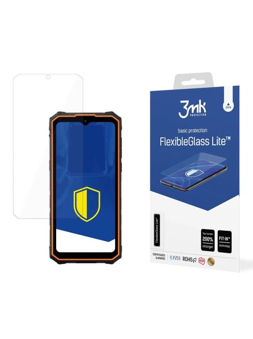 3mk FlexibleGlass Lite™ hybrid glass on Hotwav Cyber ​​13 Pro