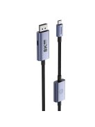 Baseus High Definition Series BS-OH139 USB-C / DP 8K PD 100W 1.5m cable - black