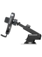 Joyroom JR-OK6 car phone holder on the dashboard - black