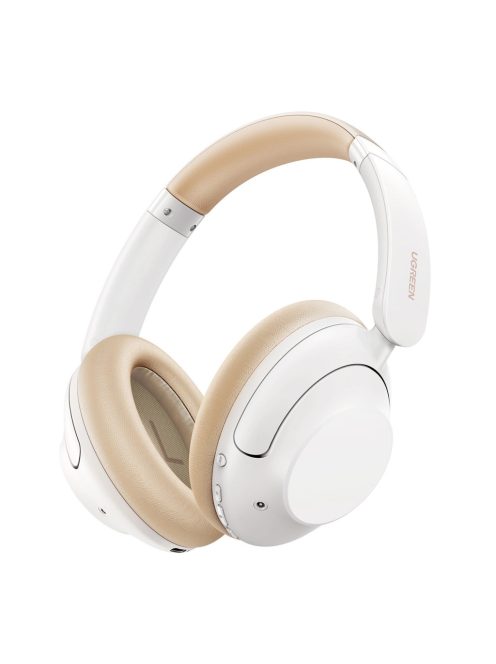 Ugreen HP202 HiTune Max5 on-ear wireless headphones with hybrid ANC noise reduction - white