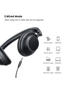 Ugreen HP202 HiTune Max5 on-ear wireless headphones with hybrid ANC noise reduction - black