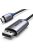 Ugreen CM556 cable with USB-C and DisplayPort 8K connectors, 1 m long - gray