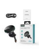 Choetech T204-F magnetic car holder with 15W wireless charging - black