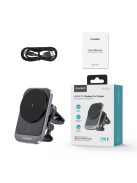 Choetech T206-F car holder with inductive charger up to 15W - black