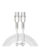 Baseus Cafule Series Metal Data USB-C / USB-C PD QC SCP 100W 5A 1 m cable - white