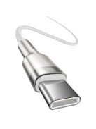 Baseus Cafule Series Metal Data USB-C / USB-C PD QC SCP 100W 5A 1 m cable - white