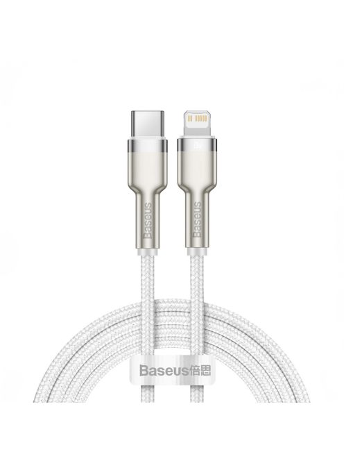 Baseus Cafule Series Metal Data USB-C / Lightning 20W PD cable 1 m - white