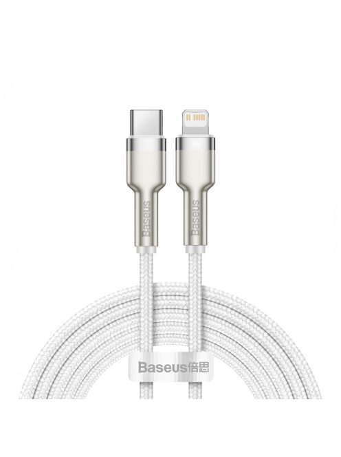 Baseus Cafule Series Metal Data USB-C / Lightning 20W PD cable 2 m - white