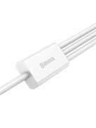 Baseus Superior Series USB-A - USB-C / Lightning / micro USB 3.5A cable 1m - white