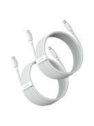 Baseus Simple Wisdom Lightning / USB-C cable 20W 1.5 m 2 pcs - white