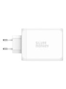 Silver Monkey SMA154 200W GaN charger 3xUSB-C PD USB-A QC 3.0 - white