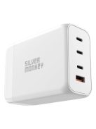 Silver Monkey SMA156 200W GaN charger 3x USB-C PD USB-A QC 3.0 with detachable power cable - white