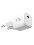 Silver Monkey Mini USB-C 20W PD wall charger - white