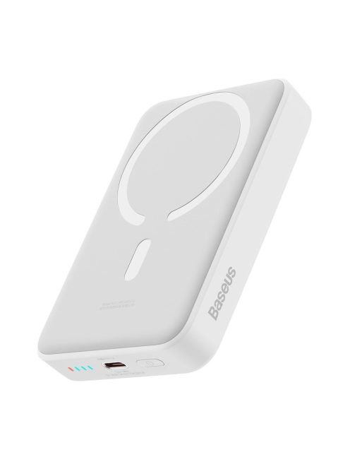 Baseus Magnetic Mini Induction Powerbank 10000mAh 30W - white + USB-C - USB-C cable