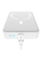 Baseus Magnetic Mini Induction Powerbank 10000mAh 30W - white + USB-C - USB-C cable