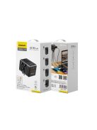 Dudao A35Pro 35W EU / UK / AUS / US / JP travel adapter 3x USB-C 2x USB-A - black