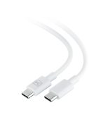 3mk Hyper Cable USB-C / USB-C 100W 1.2m - white