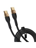 3mk Hyper Silicone Cable USB-C / USB-C 100W 2m - Black