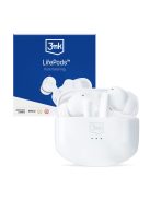 3mk LifePods in-ear wireless Bluetooth 5.3 ANC headphones - white