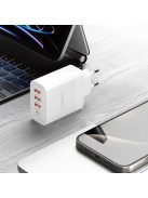 Dudao A5HEU network charger 3x USB-A 1x USB-C PD20W - white