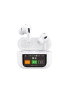 Dudao U19 in-ear TWS wireless Bluetooth 5.3 headphones with LED display - white