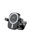 Dudao FW11 car phone holder with 15W inductive charger for air vent / cockpit - black