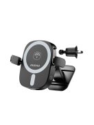 Dudao FW11 car phone holder with 15W inductive charger for air vent / cockpit - black