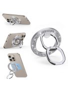 ESR Halolock MagSafe ring stand for the phone - silver and glitter