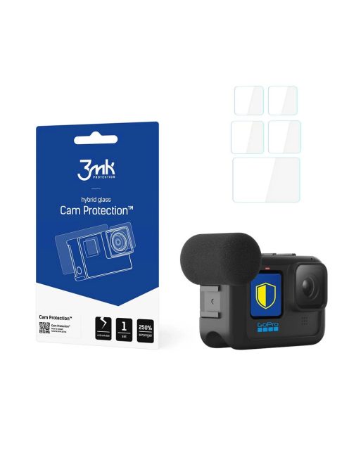 3mk Cam Protection protective glass for GoPro Hero 9 / 10 / 11