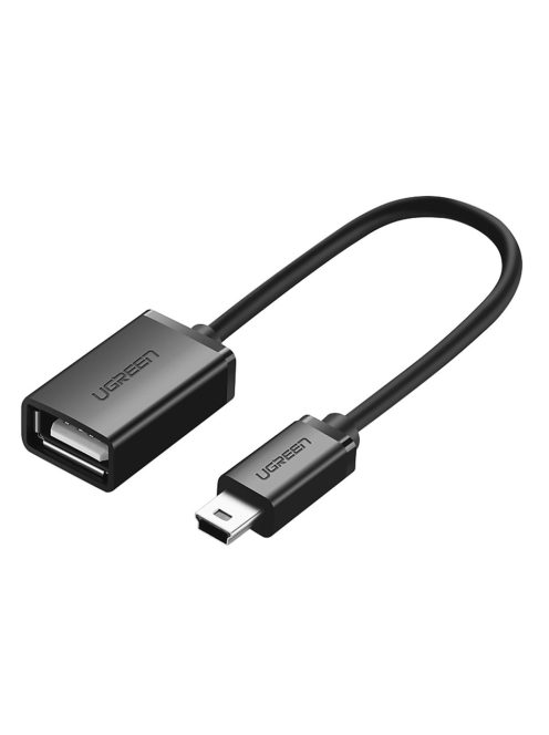 Ugreen US249 10383 mini USB-B (male) / USB-A (female) OTG adapter 10cm - gray