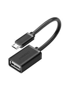   Ugreen US133 10396 micro USB (male) / USB-A (female) OTG cable flat 0.15m - black