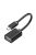 Ugreen US133 10396 micro USB (male) / USB-A (female) OTG cable flat 0.15m - black