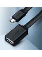 Ugreen US133 10396 micro USB (male) / USB-A (female) OTG cable flat 0.15m - black