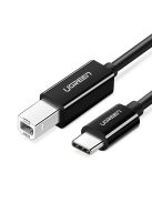 Ugreen US370 45106 cable for USB-C / USB-B printer 2m - black