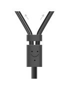 Ugreen AV102 10772 cable 3.5 mm mini jack (male) / 2RCA (male) 1m - gray