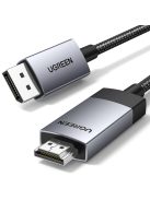 Ugreen DP119 25491 DisplayPort to HDMI 4K 60Hz Cable 3m - Gray