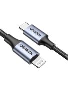 Ugreen US304 60760 Lightning - USB-C 2.0 MFi cable 1.5 m - gray