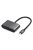 Ugreen CM162 50505 USB-C - HDMI / VGA / USB-A 3.0 / USB-C PD adapter - gray