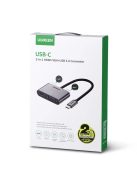 Ugreen CM162 50505 USB-C - HDMI / VGA / USB-A 3.0 / USB-C PD adapter - gray