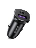 Ugreen EC305 25845 car charger USB-C USB-A 30W - black