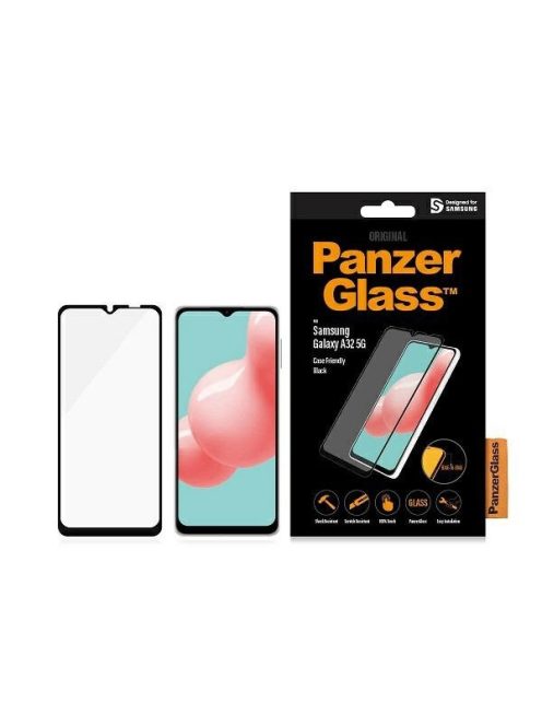 PanzerGlass E2E Regular tempered glass for Samsung Galaxy A32 5G - with black frame