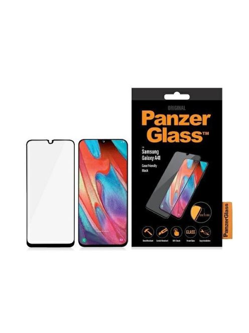 PanzerGlass E2E Regular tempered glass for Samsung Galaxy A41 - with black frame