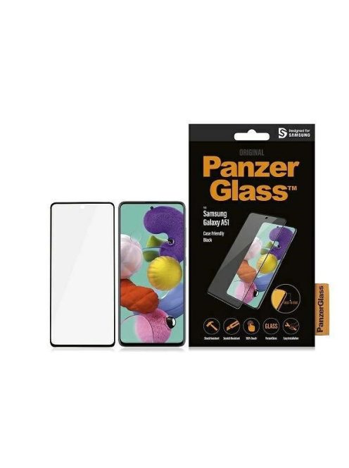 PanzerGlass E2E Regular tempered glass for Samsung Galaxy A51 - with black frame