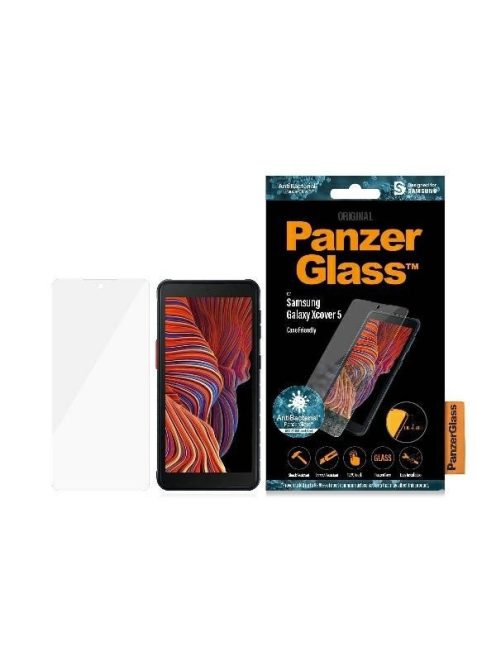 PanzerGlass E2E Pro Regular antibacterial tempered glass for Samsung Galaxy Xcover 5