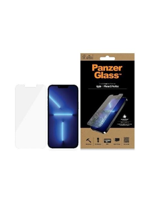 PanzerGlass Standard Super+ antibacterial tempered glass for iPhone 13 Pro Max