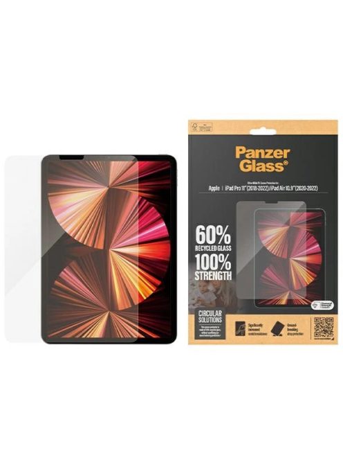 PanzerGlass Ultra-Wide Fit antibacterial tempered glass for iPad Pro 11" 2018-2022 / Air 10.9" 2020-2022