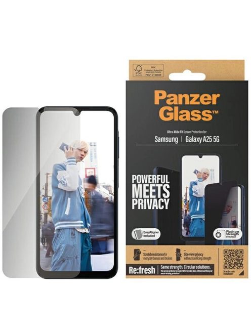 PanzerGlass Ultra-Wide Fit Tempered Glass with Positioner for Samsung Galaxy A25 5G