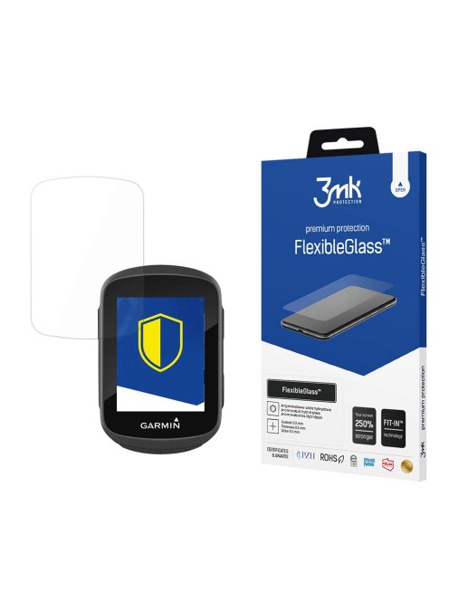 3mk FlexibleGlass™ hybrid glass on Garmin Edge 130