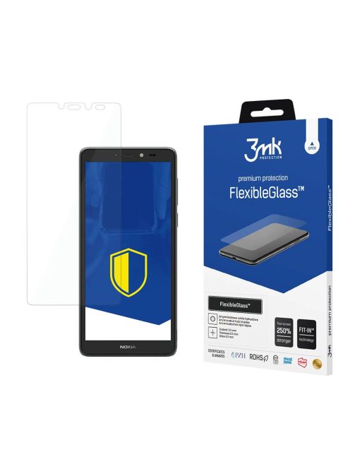 3mk FlexibleGlass™ hybrid glass for Nokia C2 2nd Edition